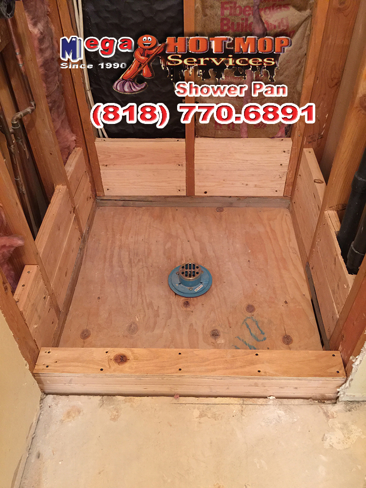Shower Pan Hot Mop